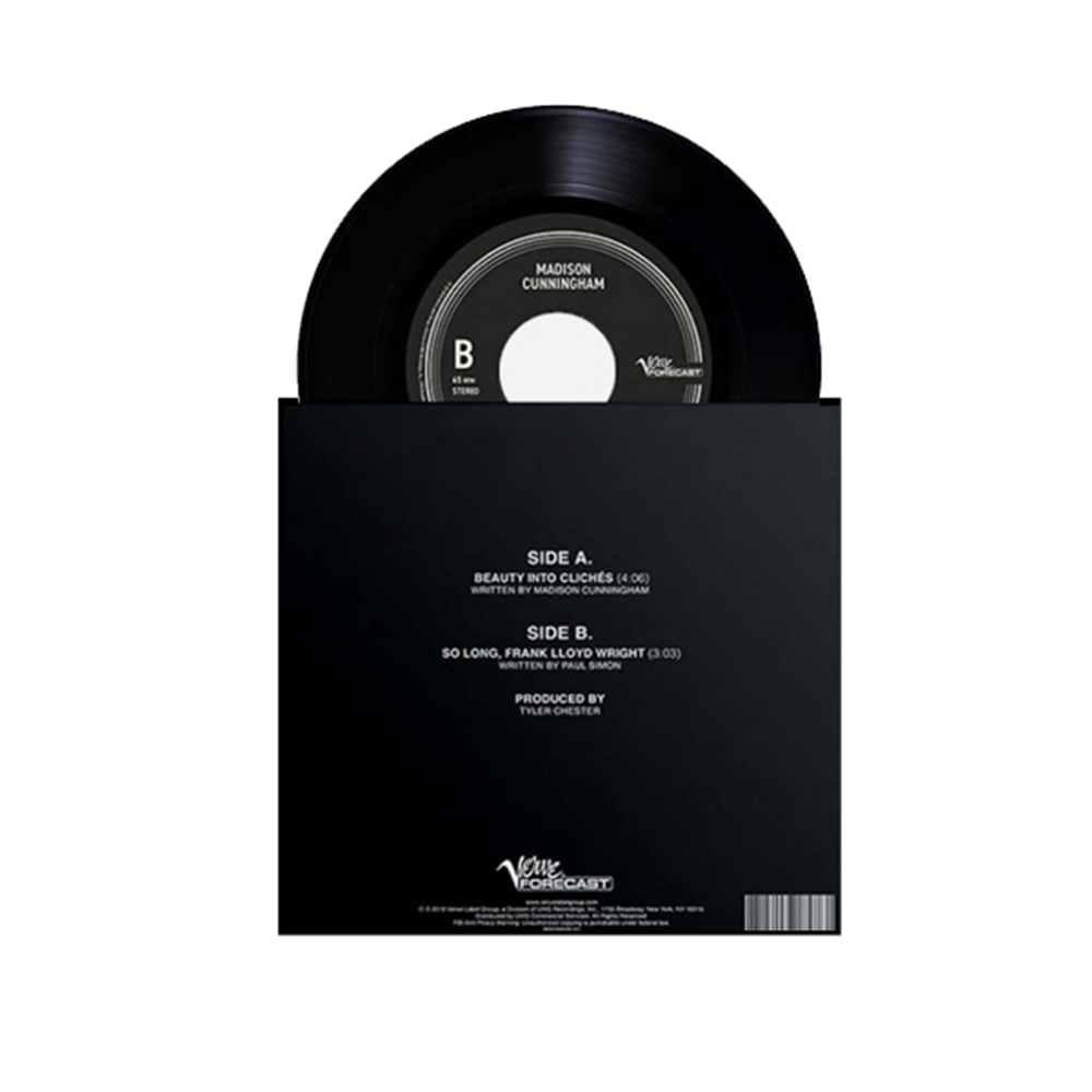 Beauty Into Cliches 7" Single Back