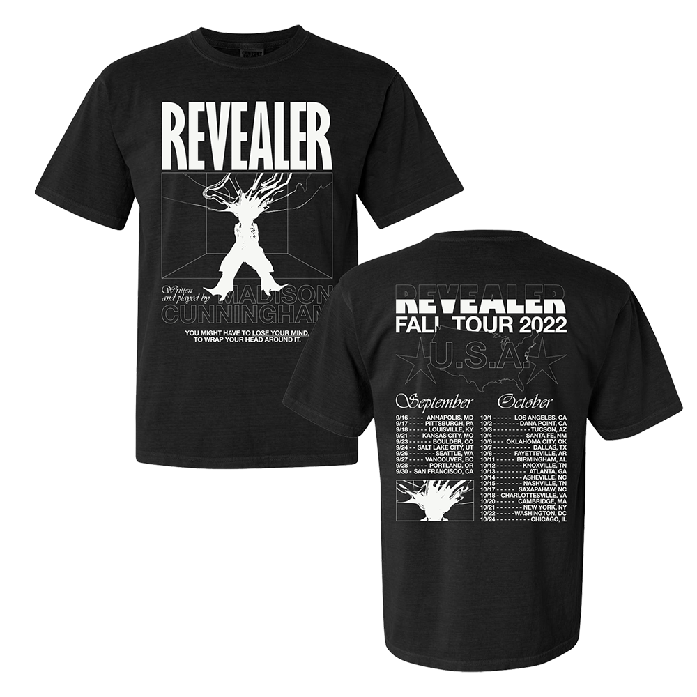 Revealer 2022 USA Tour T-Shirt Front and Back